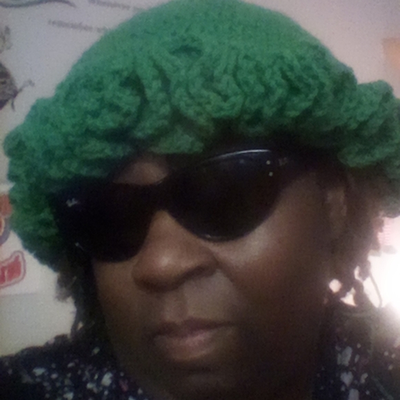 Hand crafted crochet Ruffle Hat - Picture 2 of 2